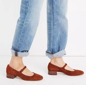 Madewell Delilah mary Jane in suede